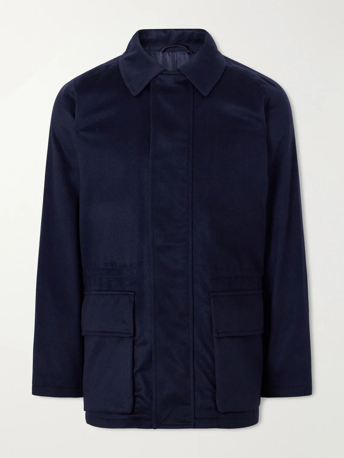 Brushed Cashmere Coat - 1