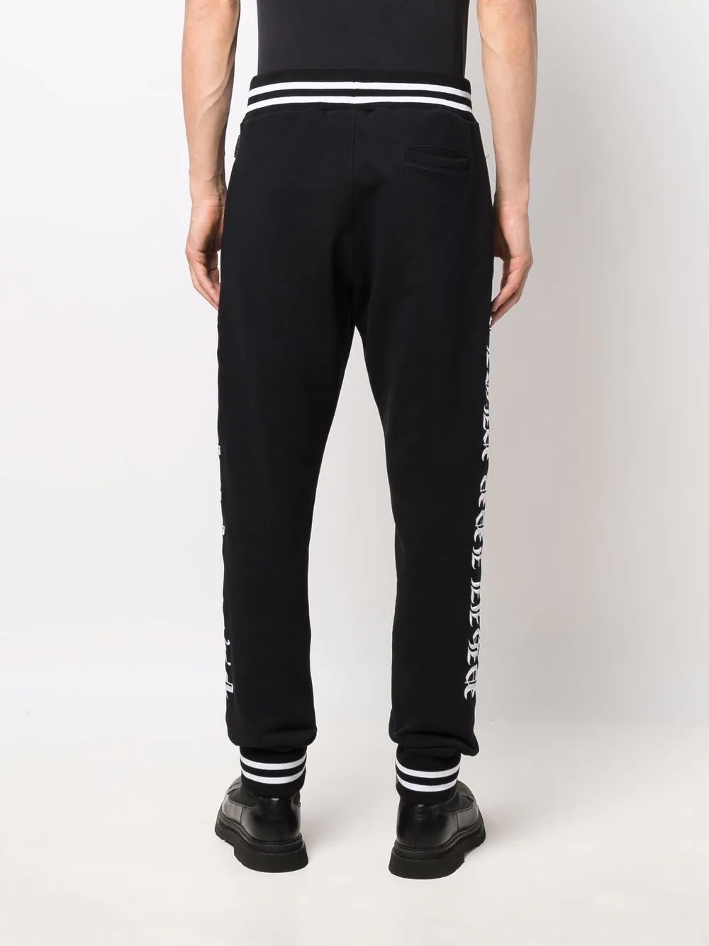 logo-embroidered joggers - 4