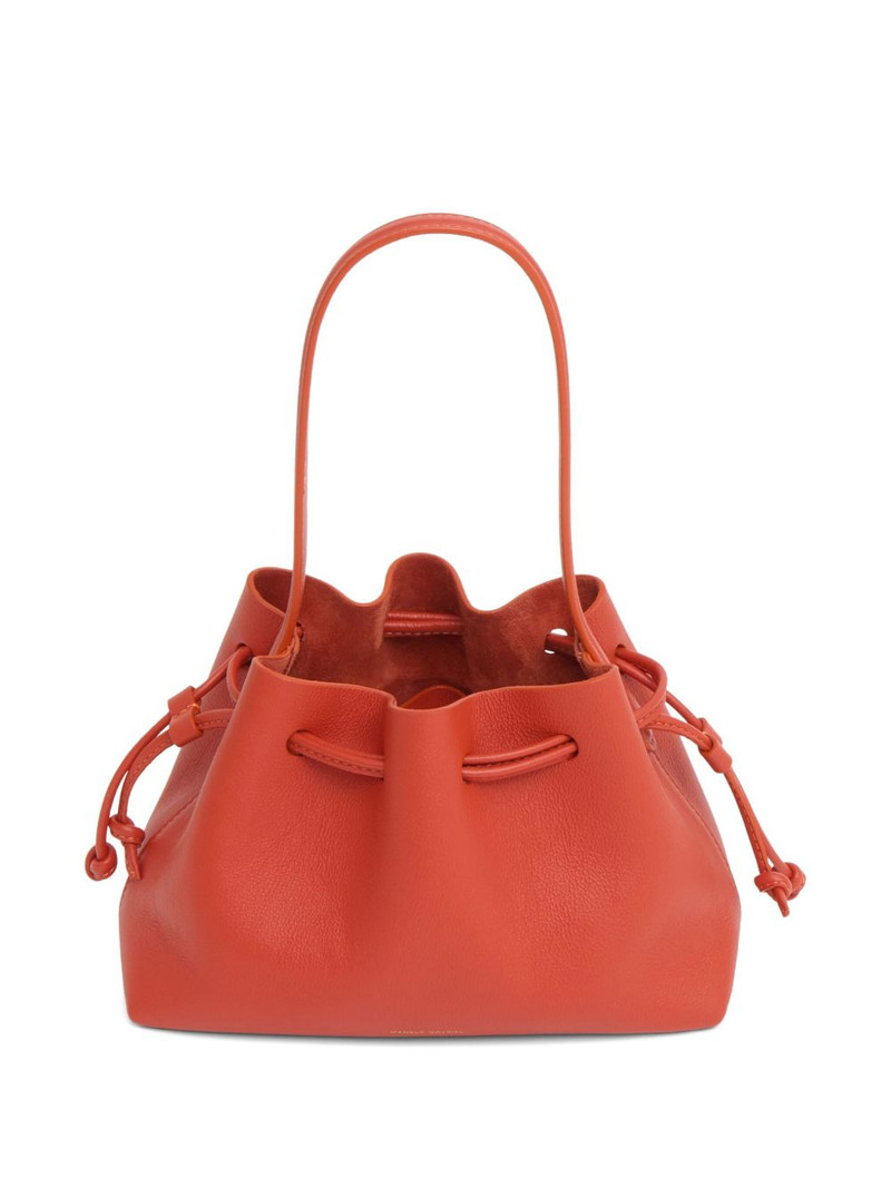Mansur Gavriel drawstring pouchette tote bag outlook