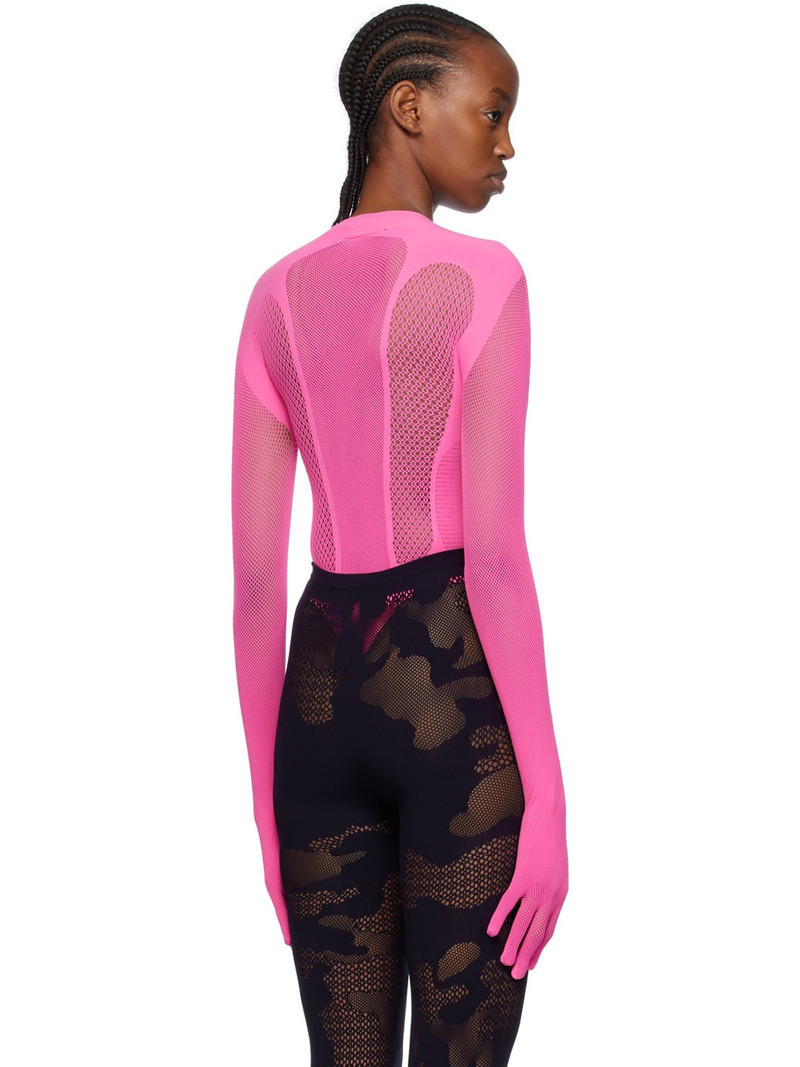 Pink Seamless Bodysuit 3