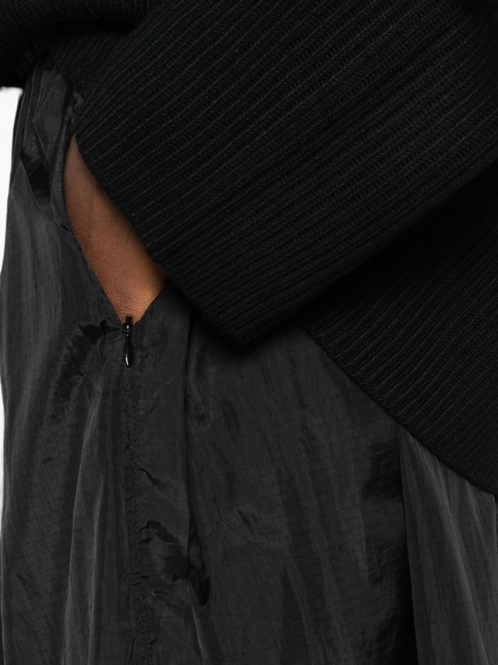 drawstring elastic-waist skirt - 5