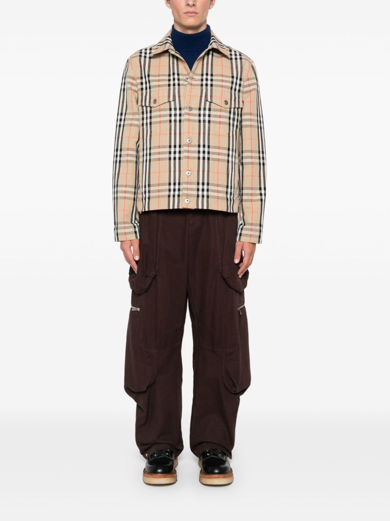 Burberry checked jacket outlook