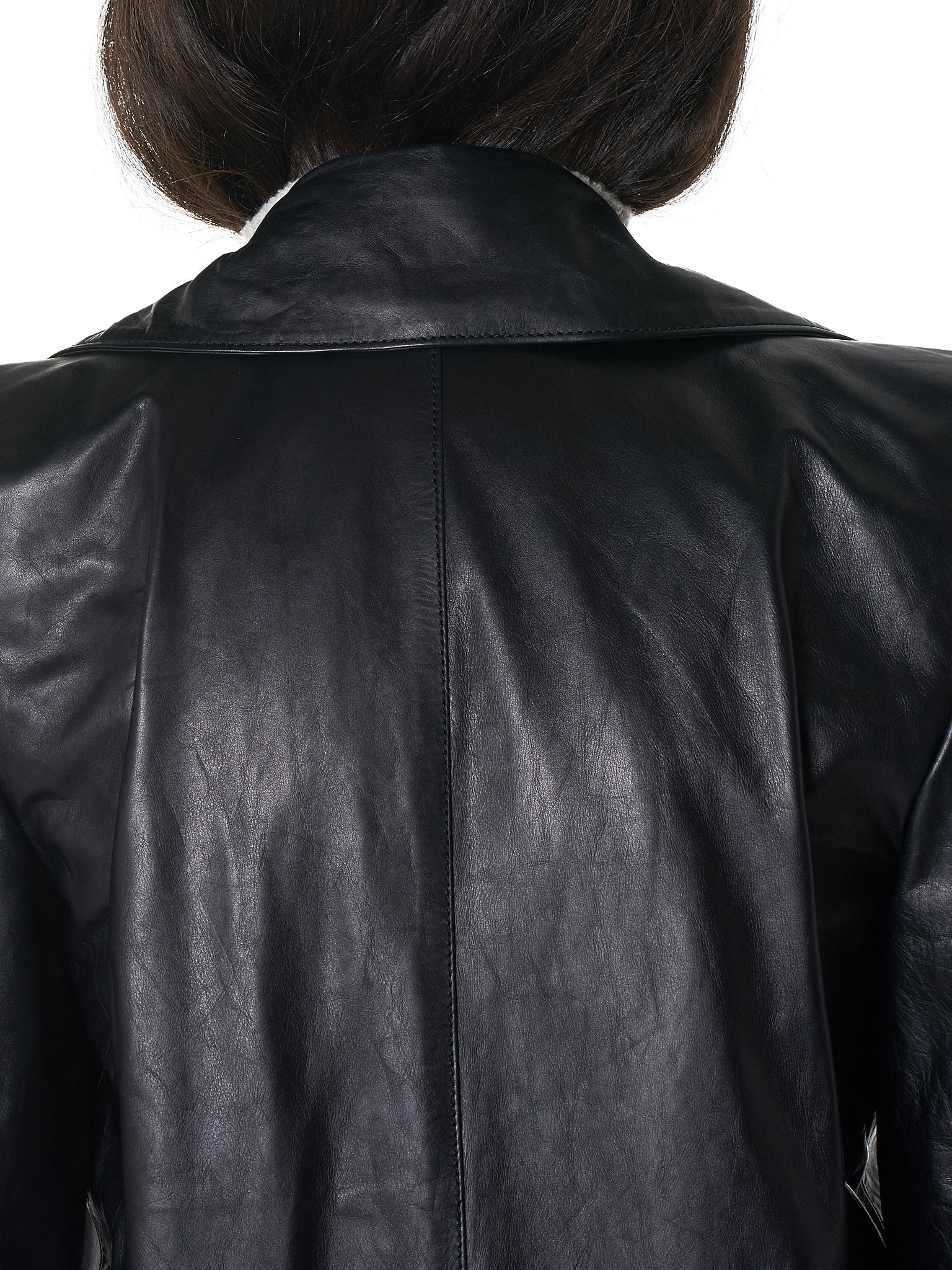 Leather Trench Coat - 6