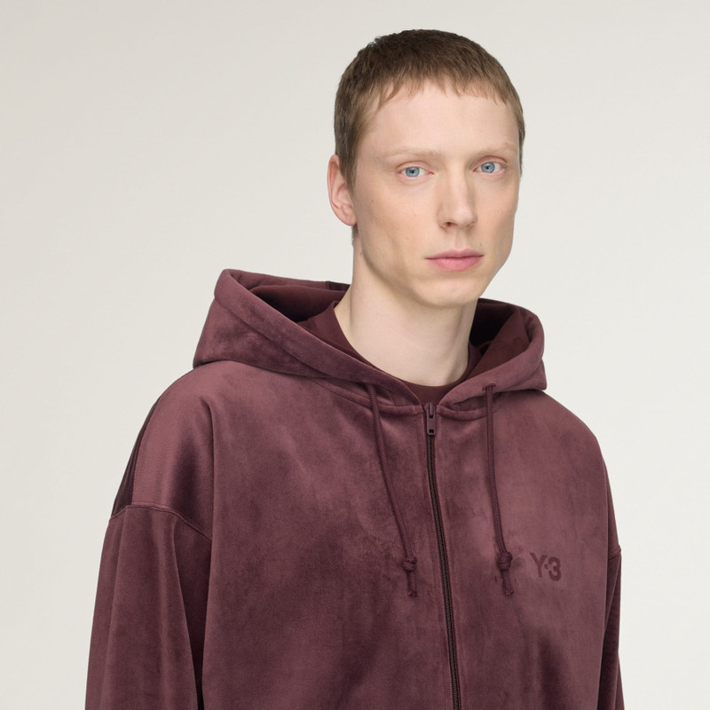 Y-3 VELVET CORDUROY ZIPPER HOODIE 7