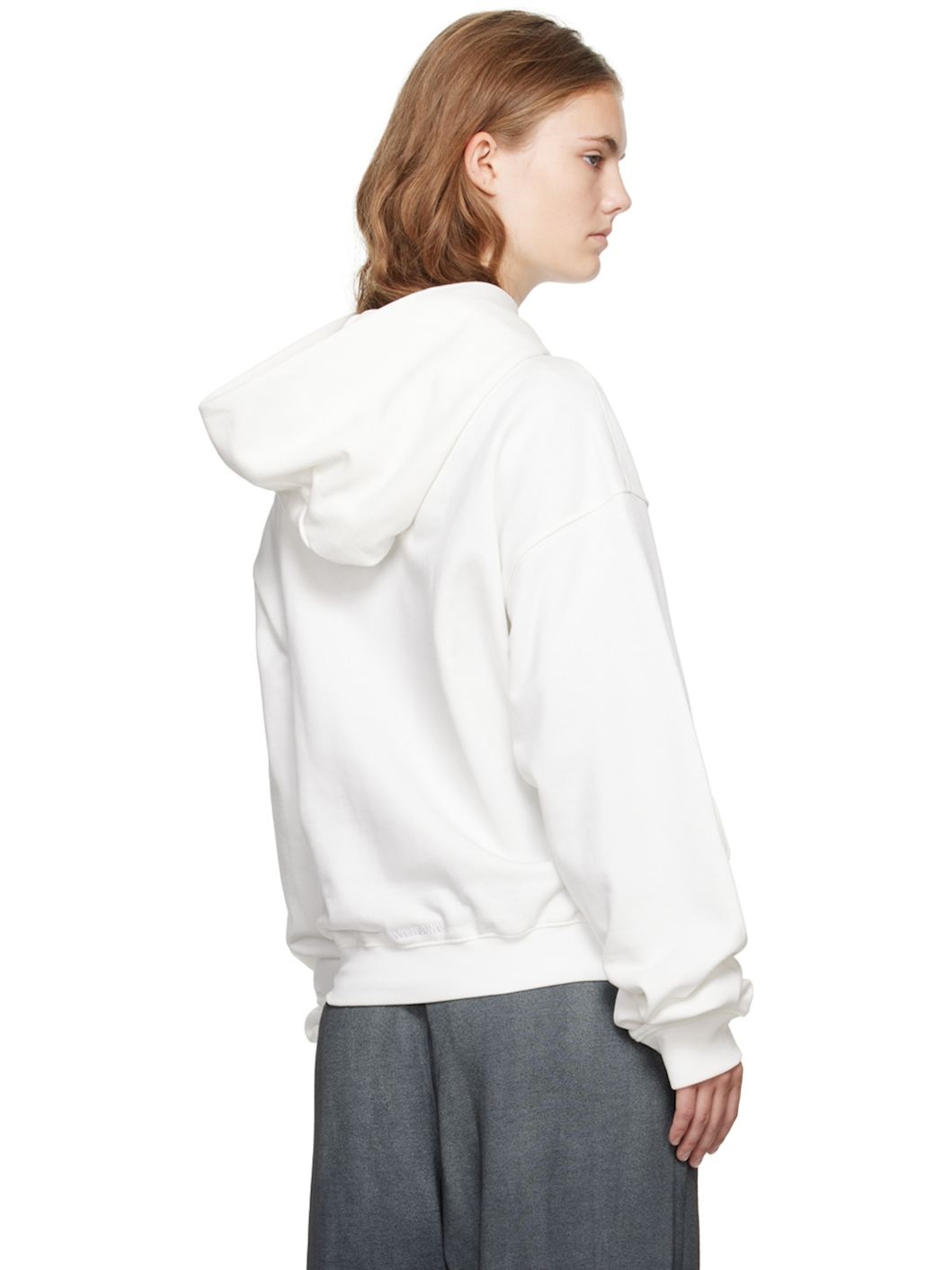 White Monster Fitted Hoodie - 3