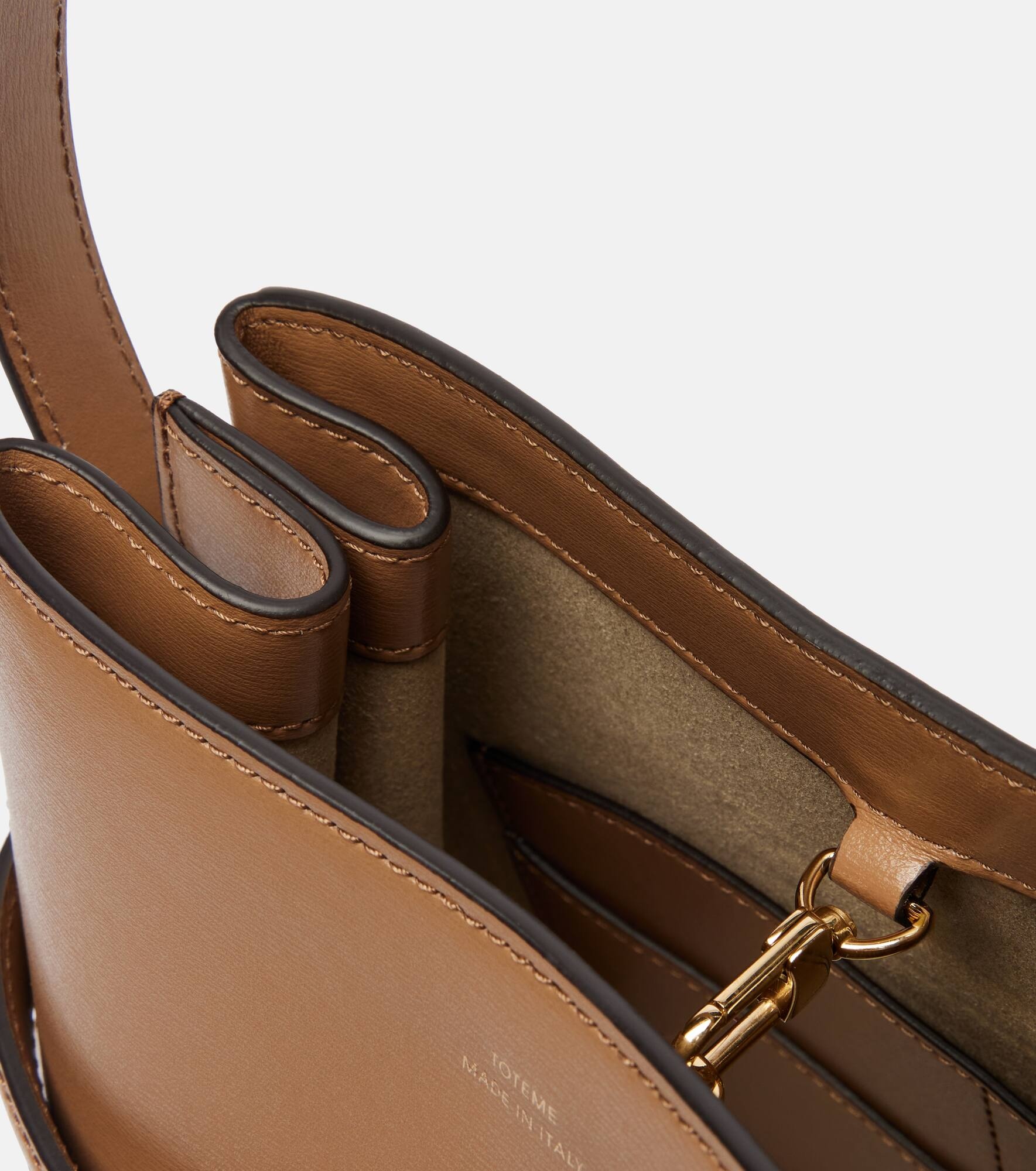 Leather bucket bag - 3
