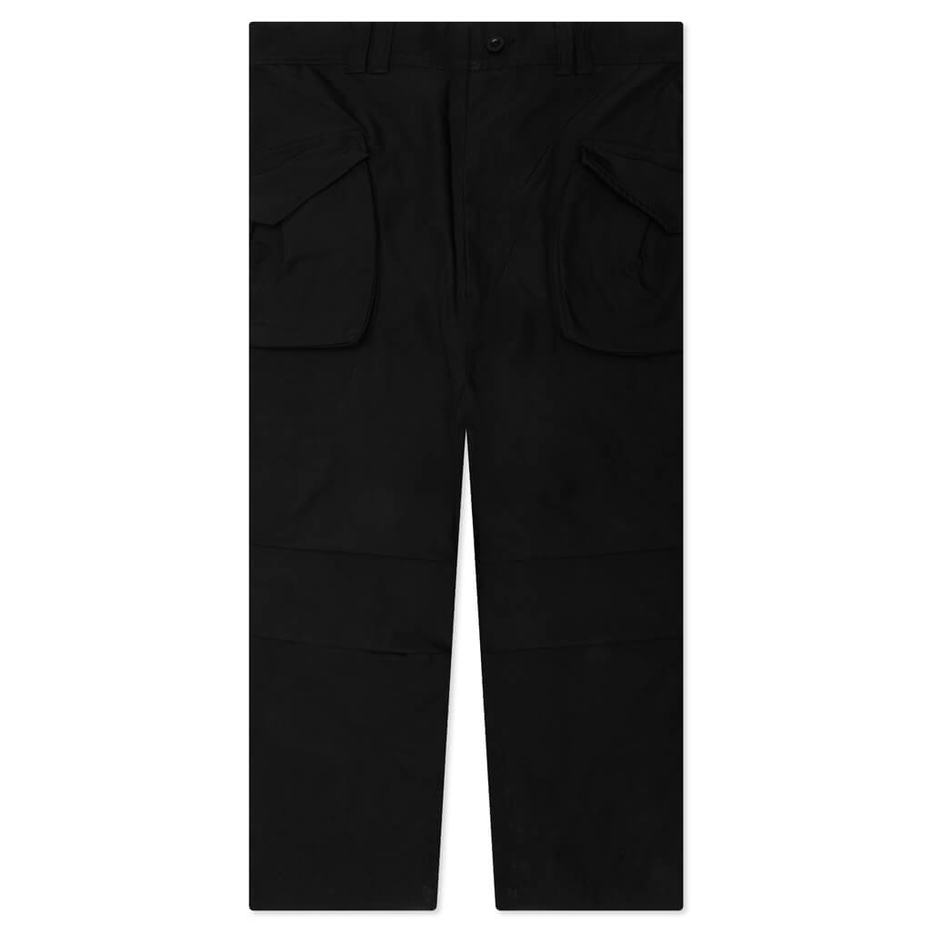 COTTON PANTS - BLACK - 1