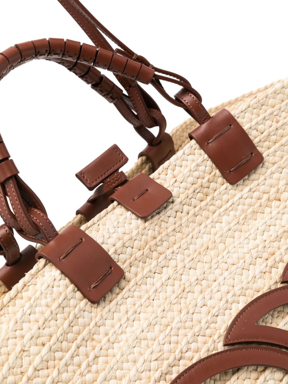 Panarea logo-appliquÃ© tote bag - 4