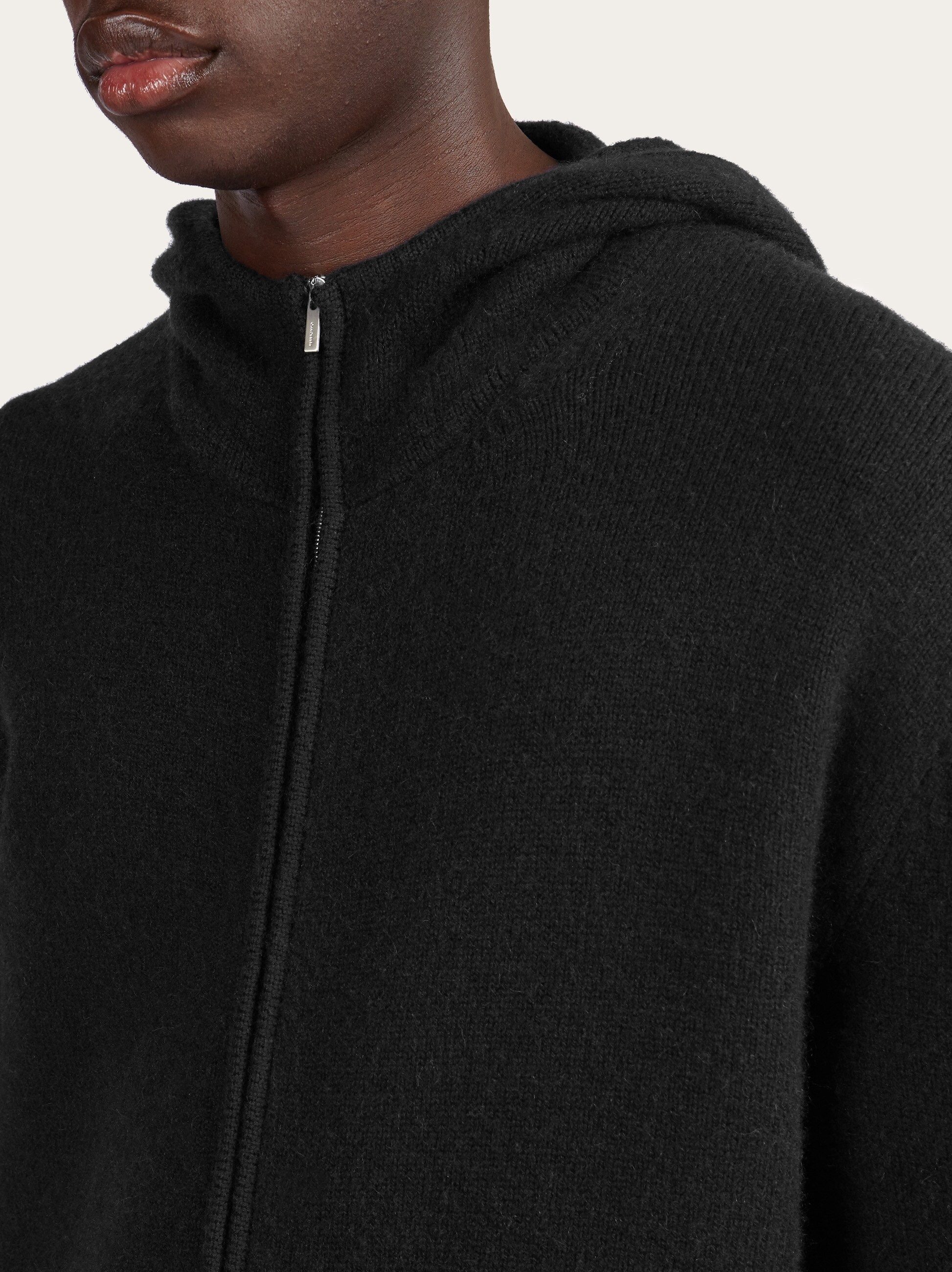 Knitted zip blouson - 4