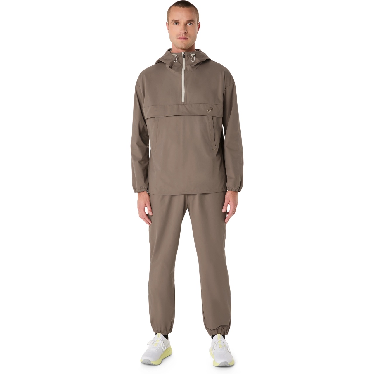 DOUBLE WEAVE RELAXED PULL OVER JACKET - 8