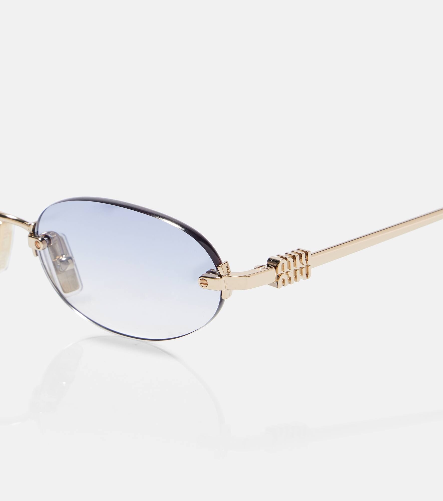 Logo oval sunglasses - 2