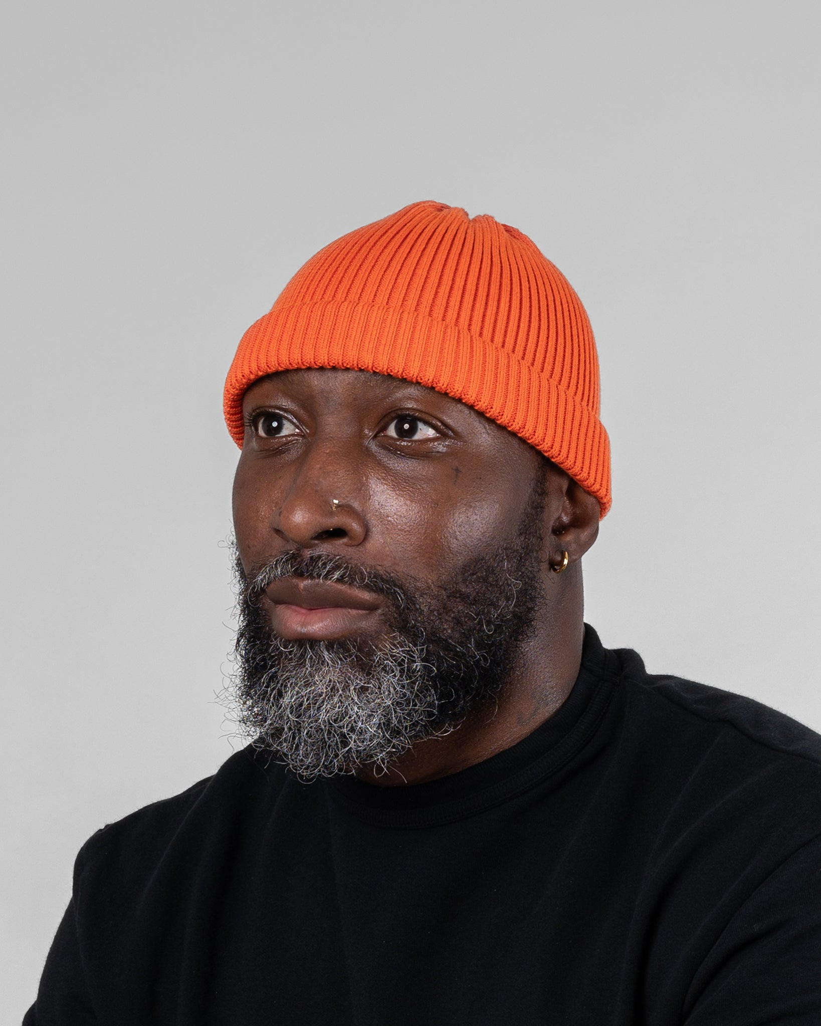 ROT-5021-ORA ROTOTO - Cotton Roll Up Hat - Orange - 2