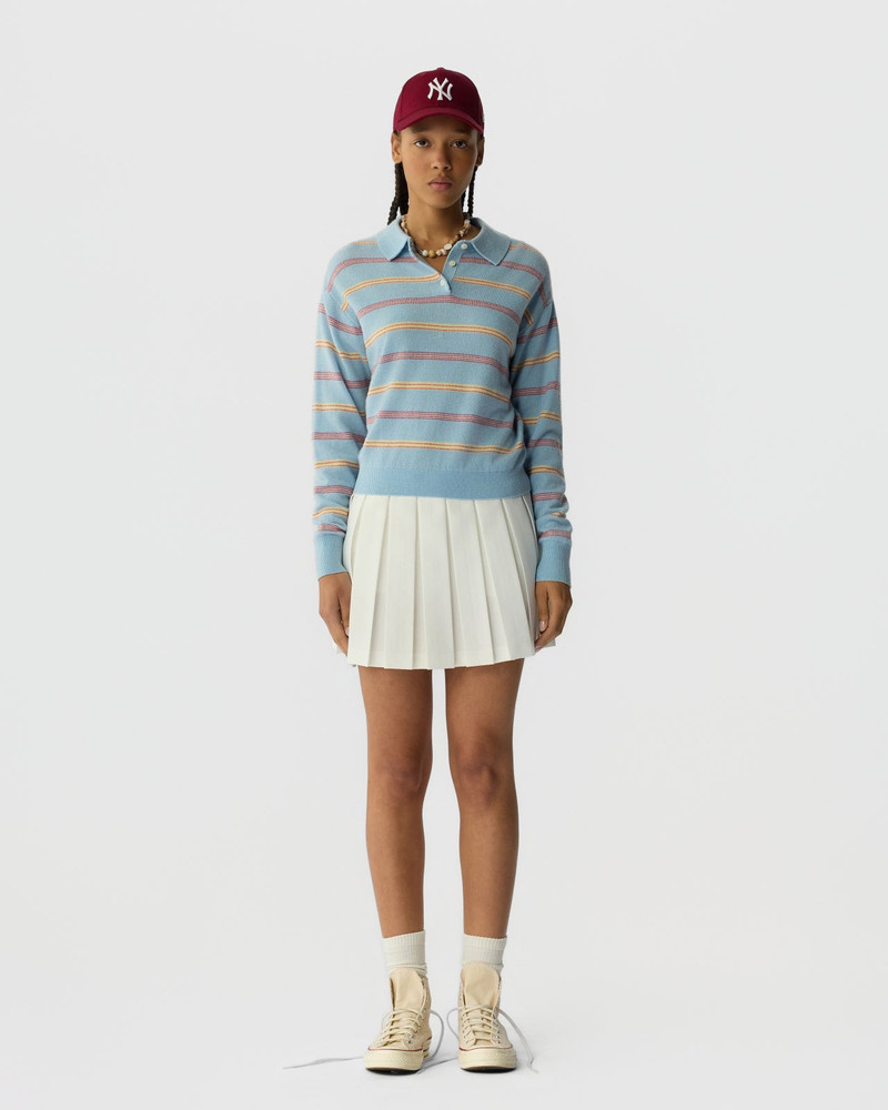 GUEST IN RESIDENCE Collegiate Stripe Polo outlook