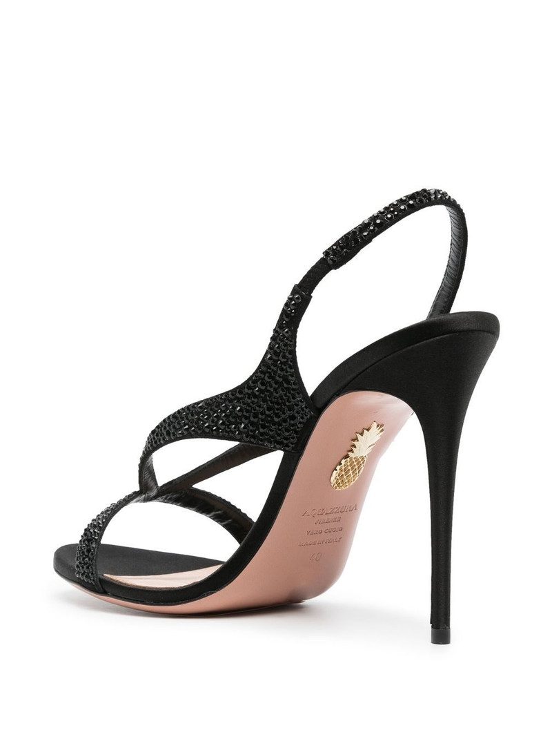 Izzy 105mm crystal-embellished slingback sandals 3