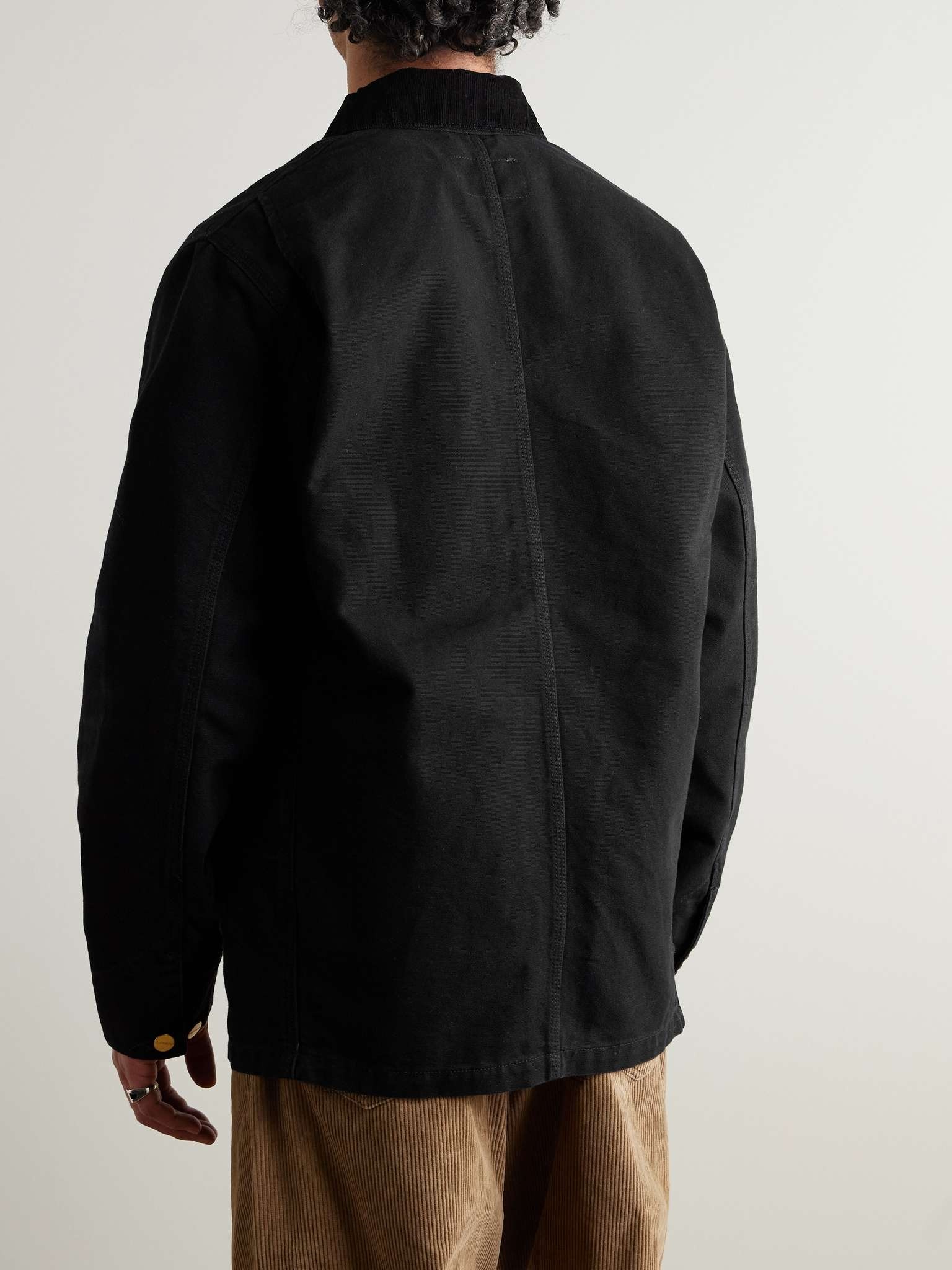 OG Corduroy-Trimmed Cotton-Canvas Chore Jacket - 3