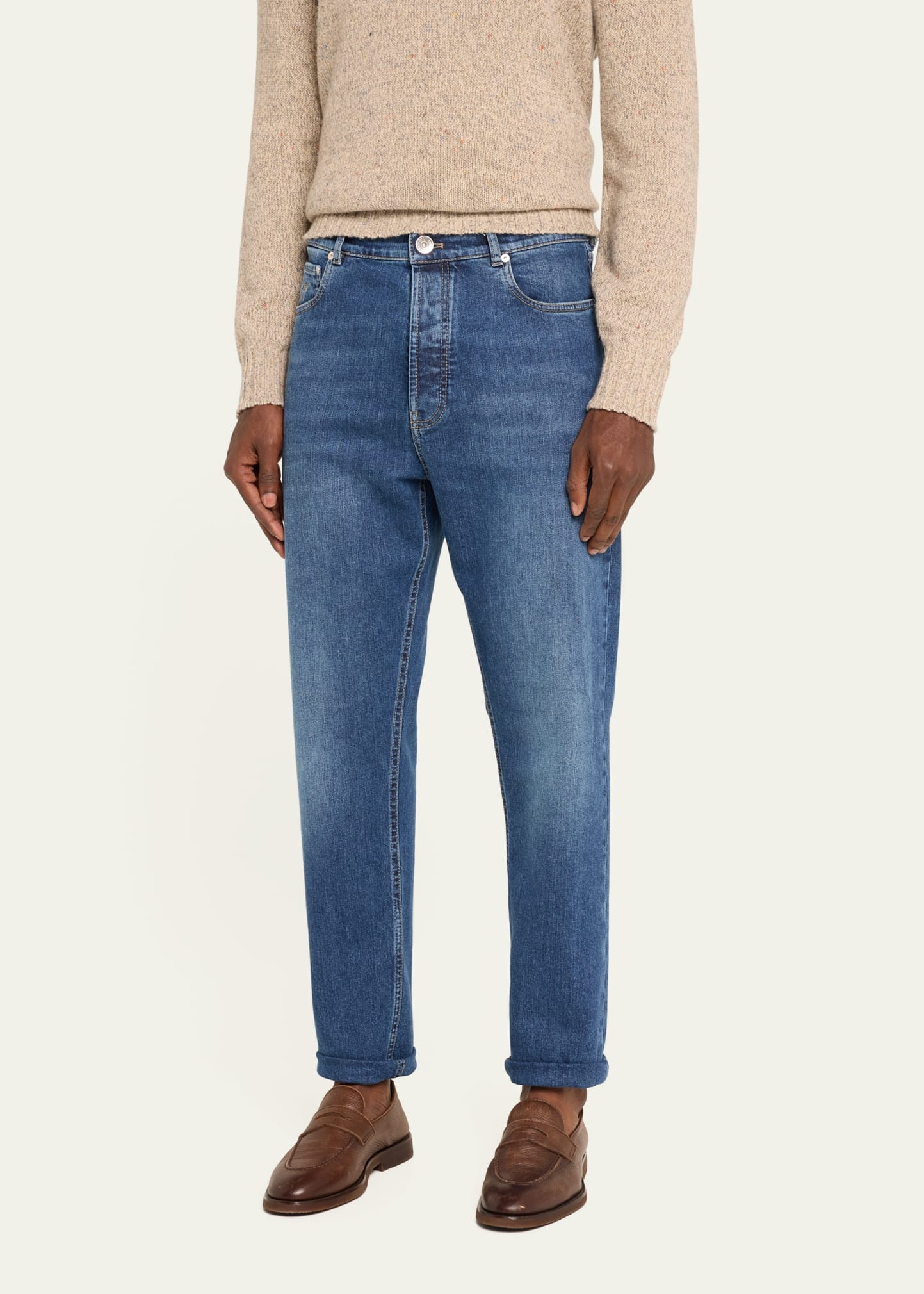 Men's Iconic Denim Slim-Fit Jeans - 4