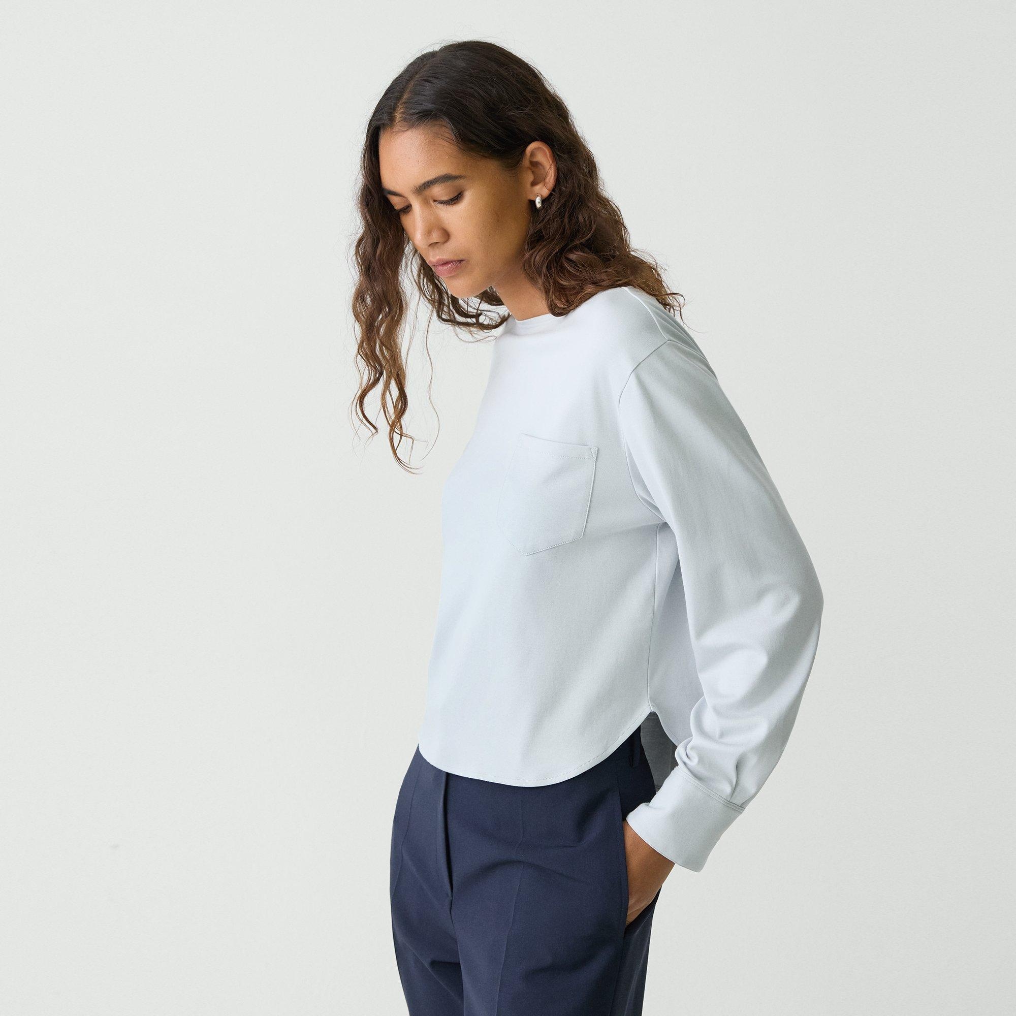 Boatneck Top in Cotton Jersey - 3