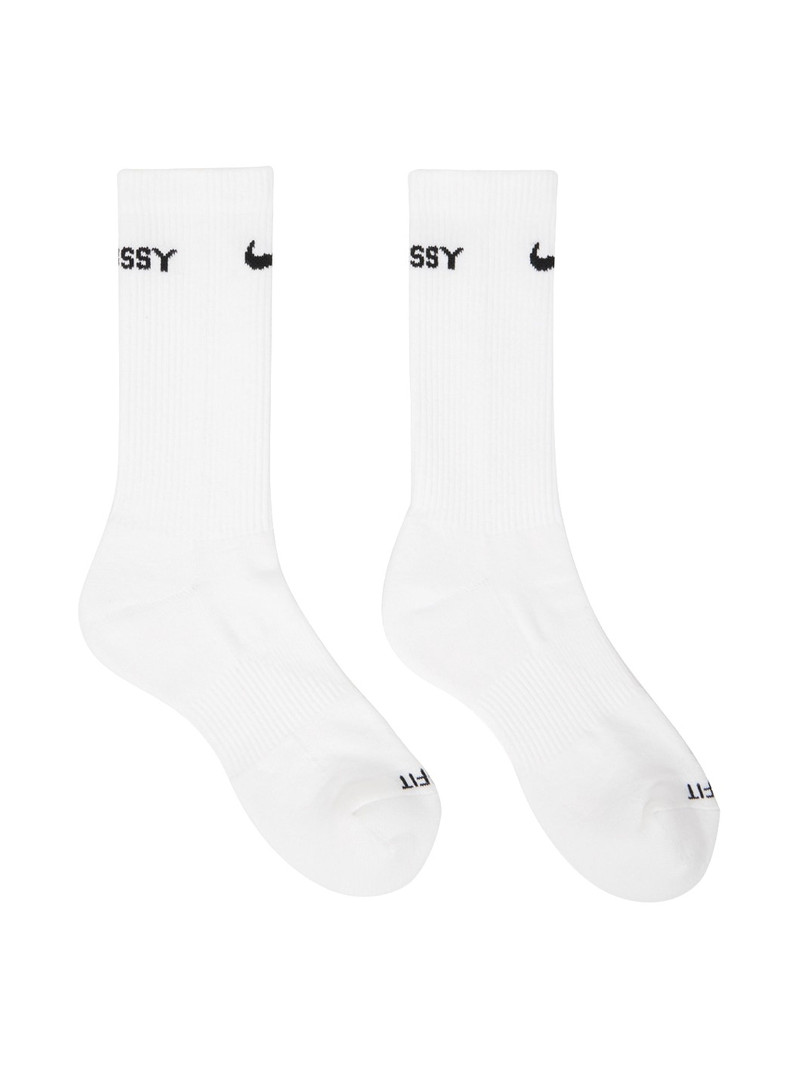 White Stüssy Edition Socks - 1