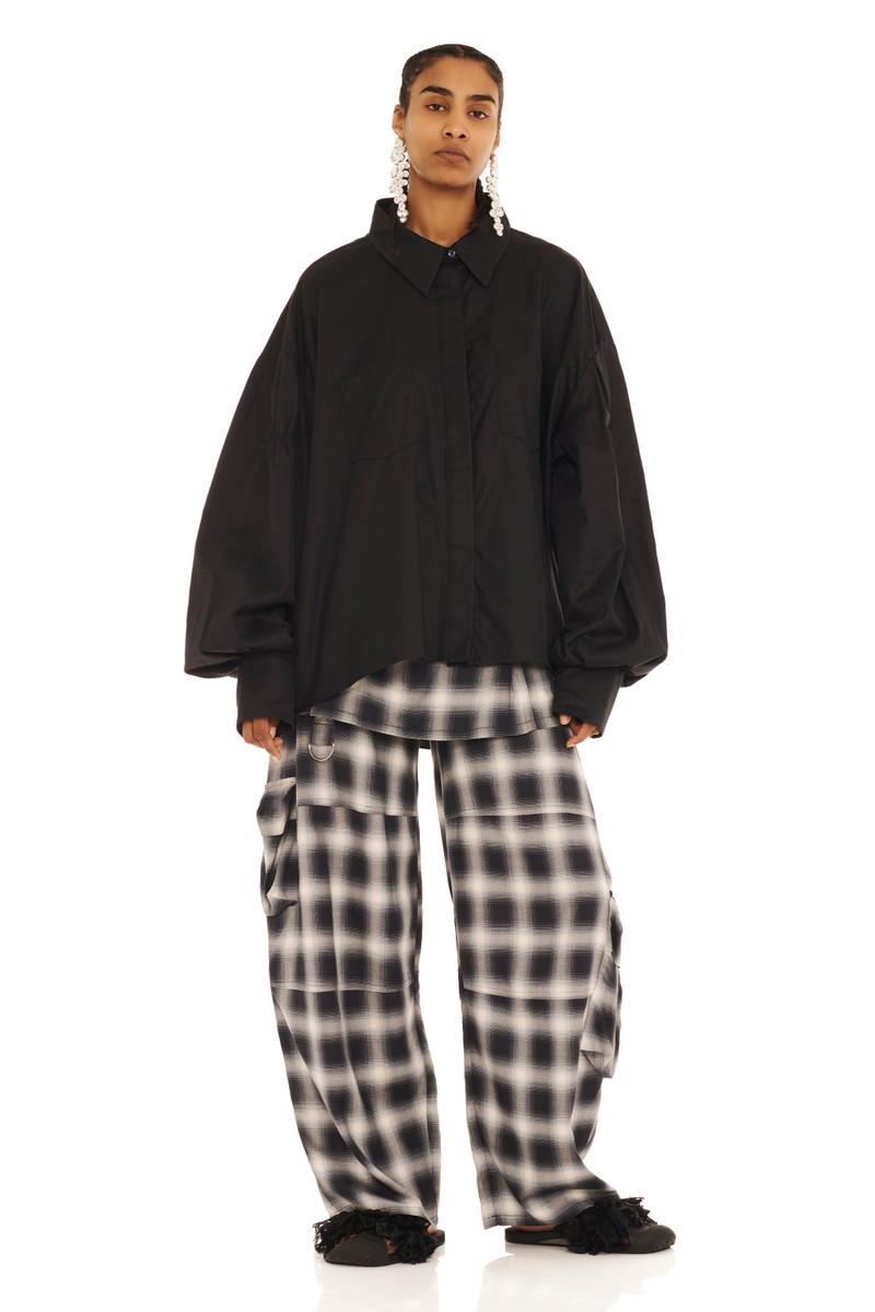 Collina Strada BLACK CHASON BUTTON UP outlook