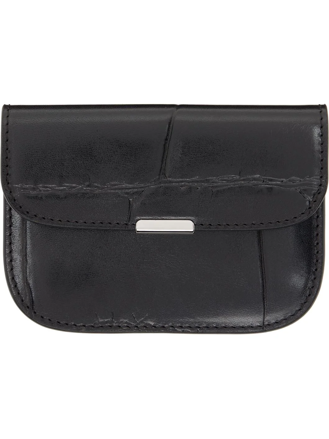Brown Soft Tab Card Holder - 1