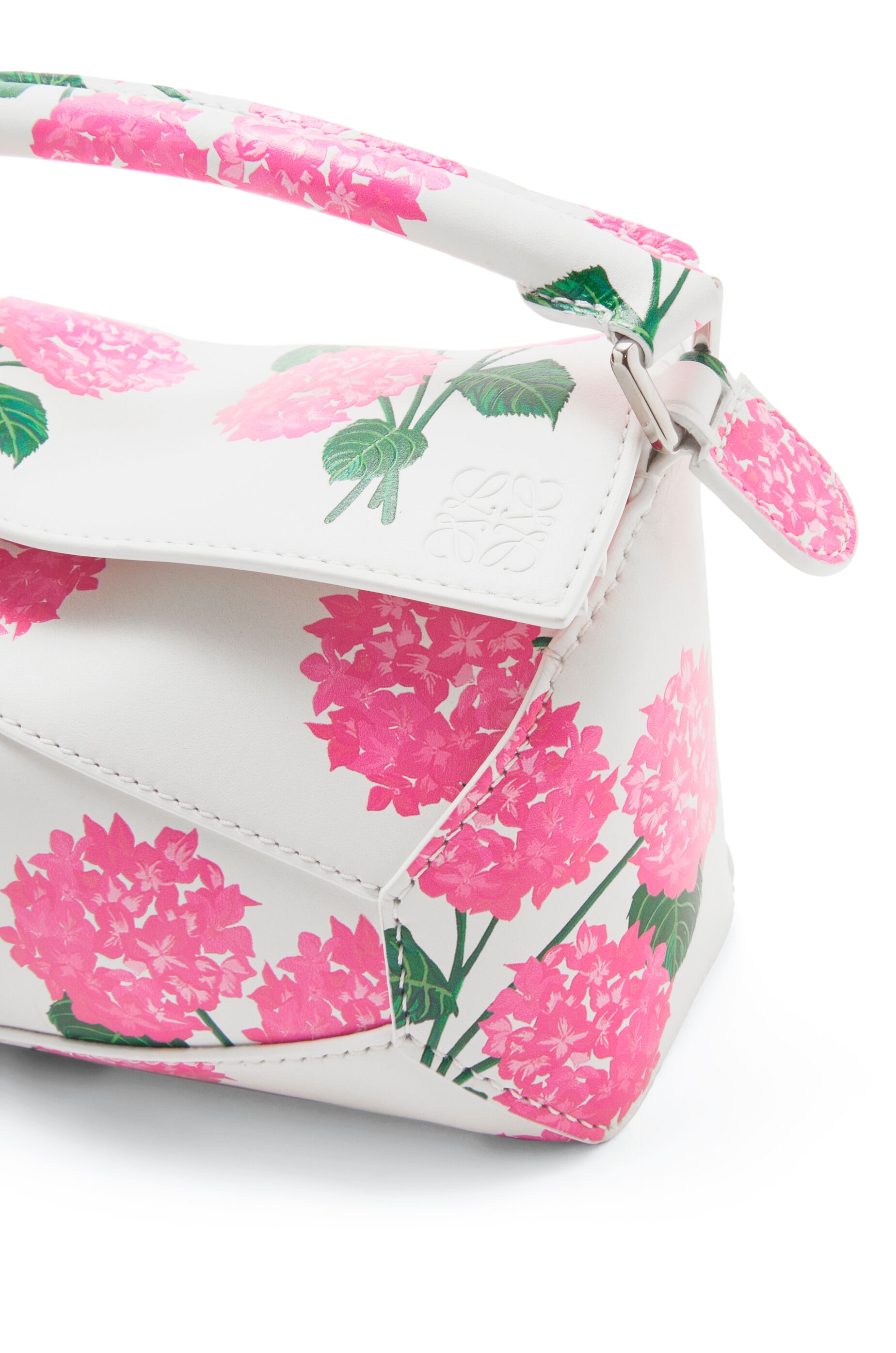 Mini Flower Puzzle Edge bag in satin calfskin - 8
