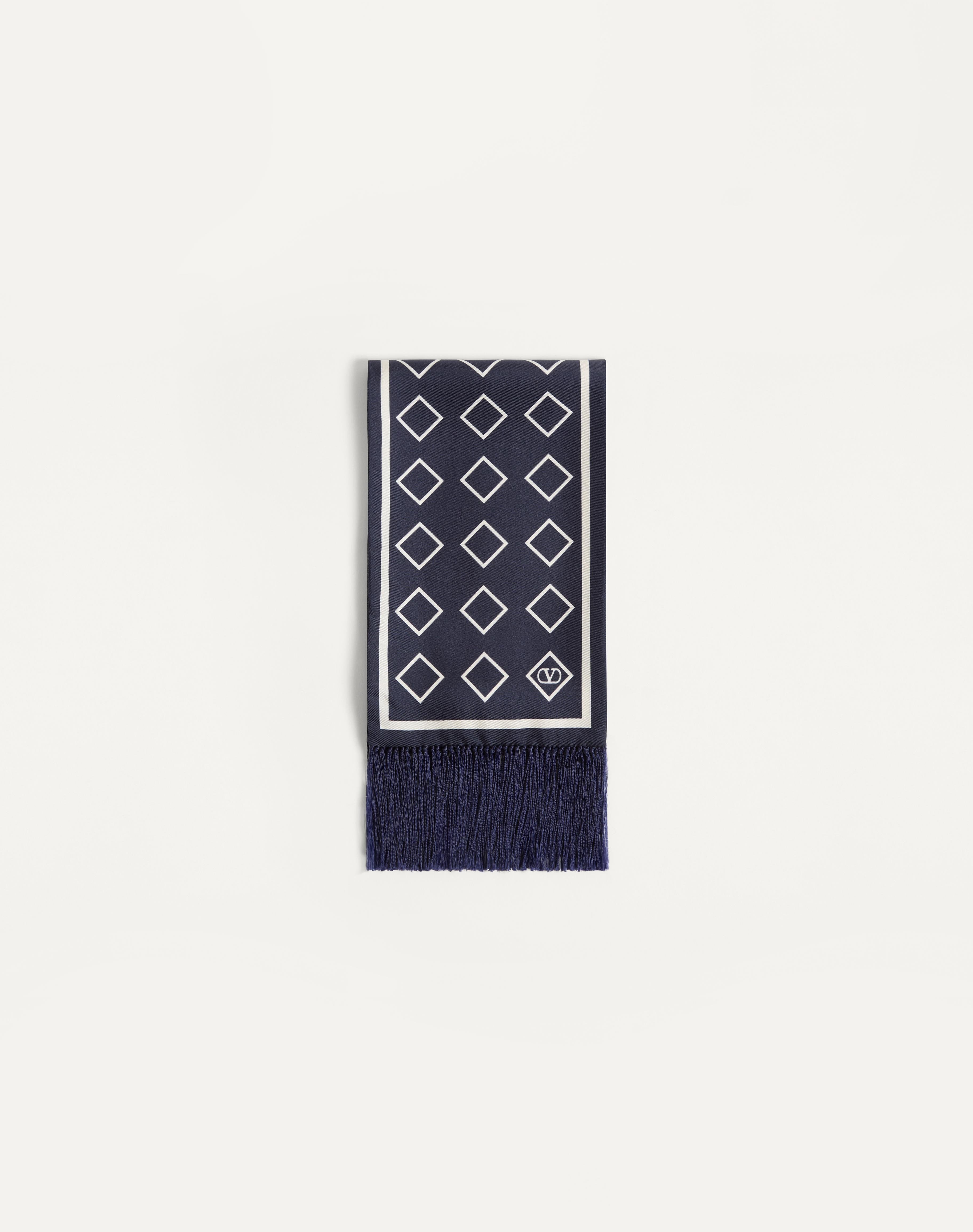 OPTICOOL SILK BANDEAU SCARF WITH FRINGE - 3