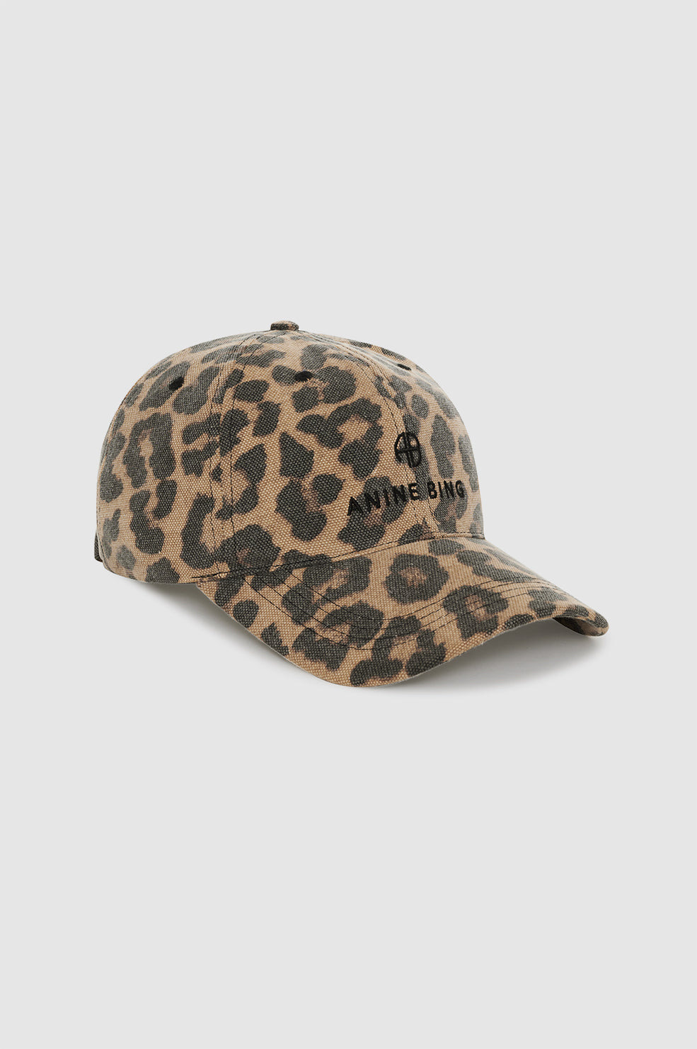 Jeremy Baseball Cap - Black And Brown Leopard - 3