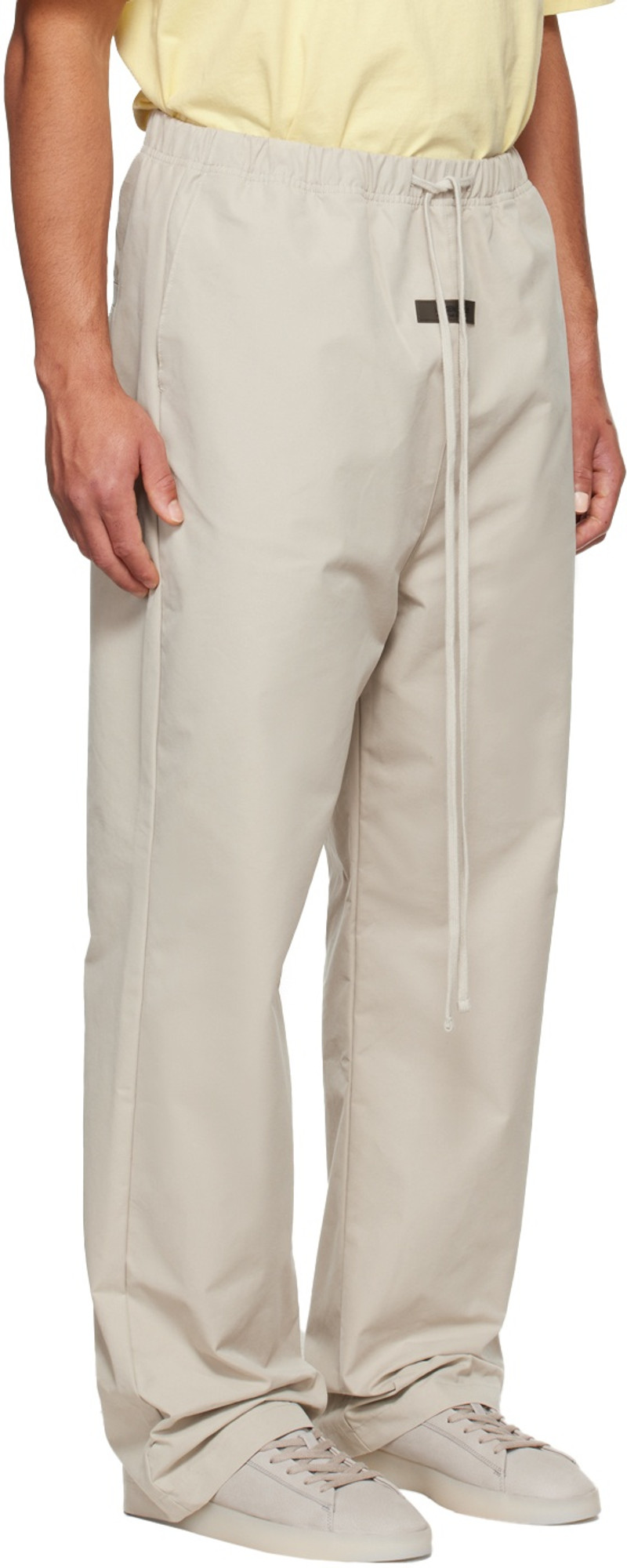 ESSENTIALS Gray Relaxed Lounge Pants outlook