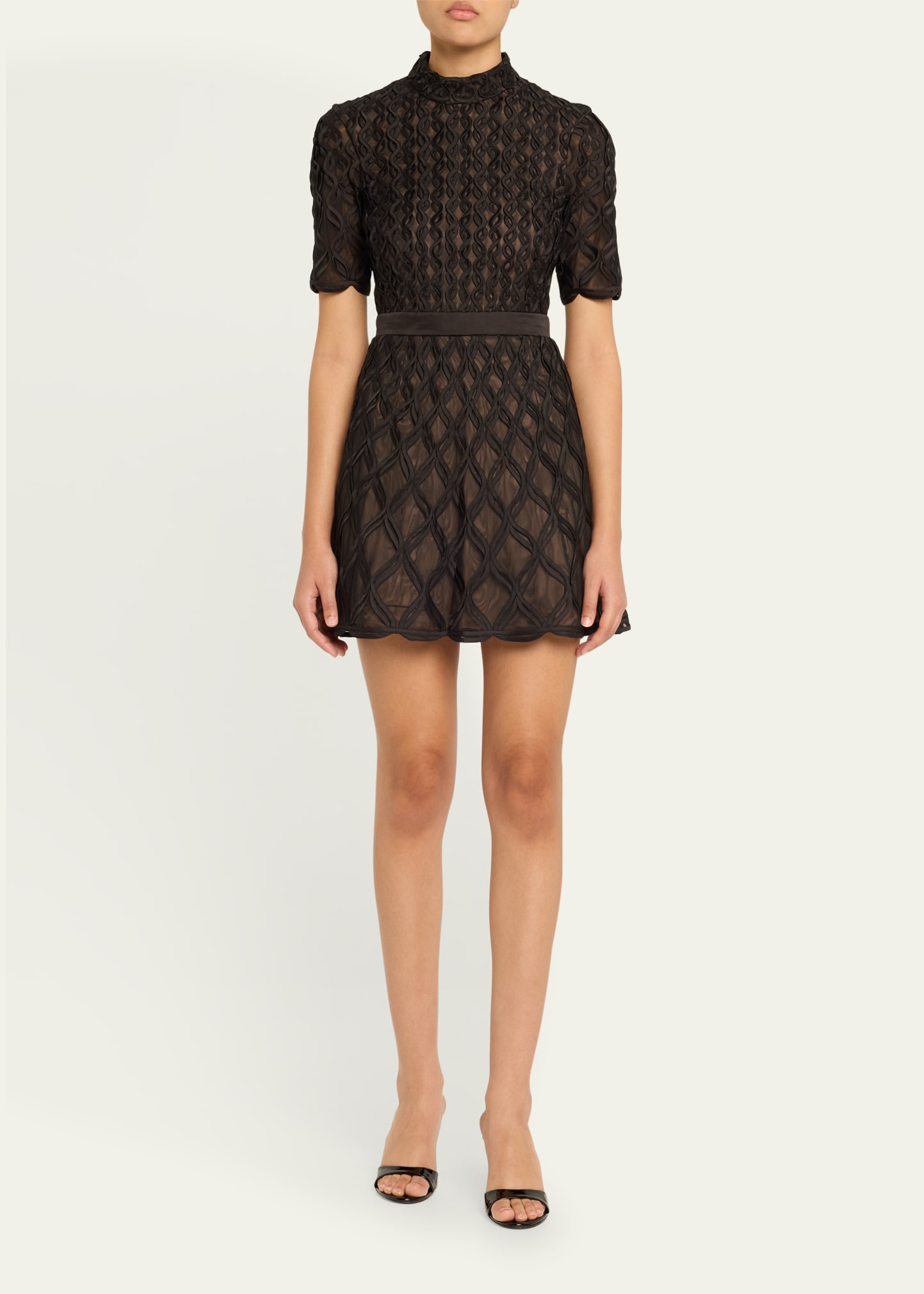 Costina Short-Sleeve Mini Dress - 2