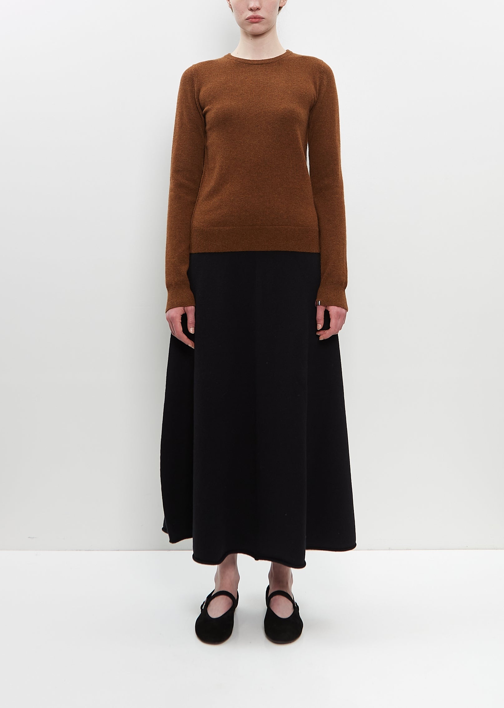 Cashmere Nylon n°41 Body Sweater — Rust - 4