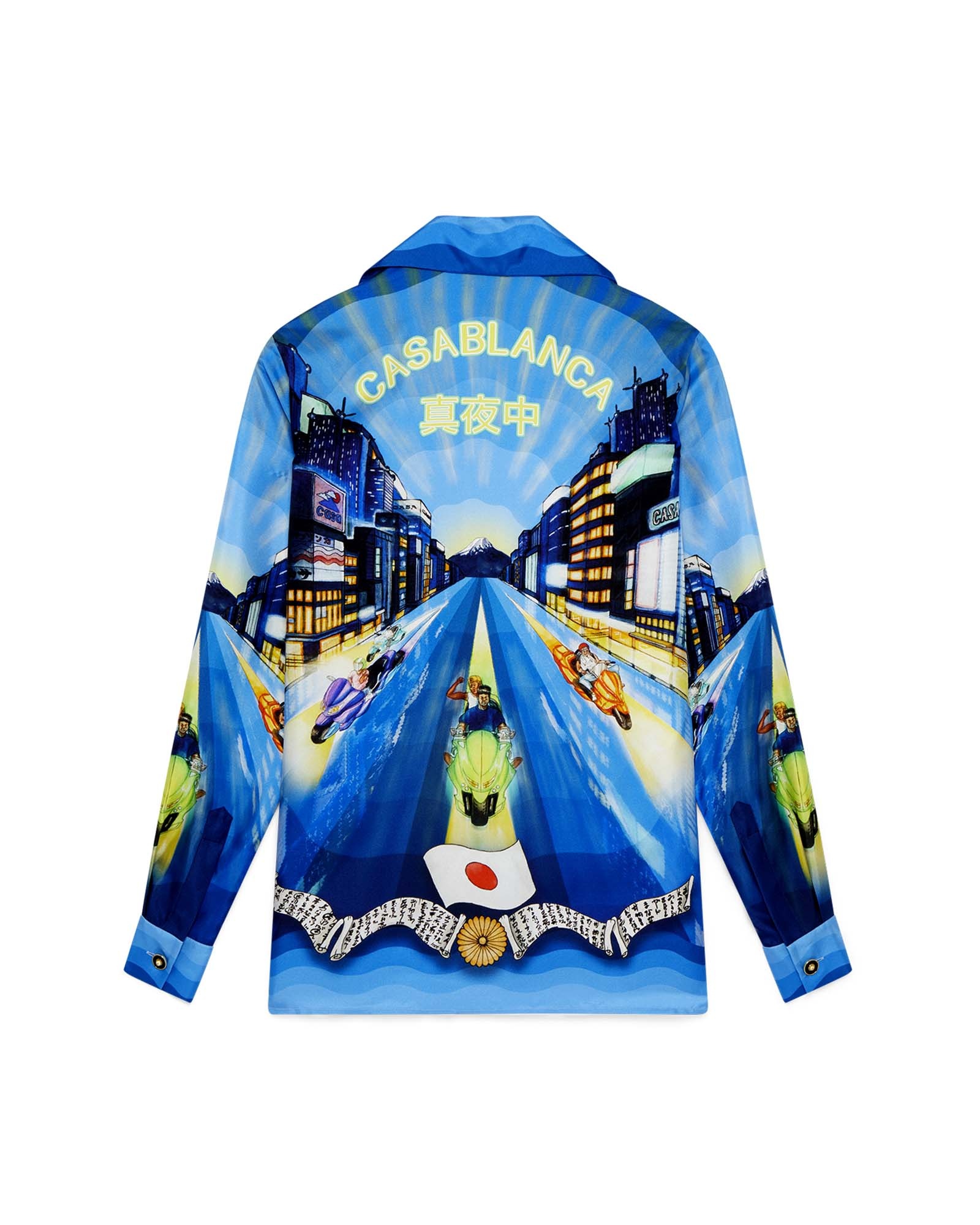 Tokyo Night Silk Shirt - 2