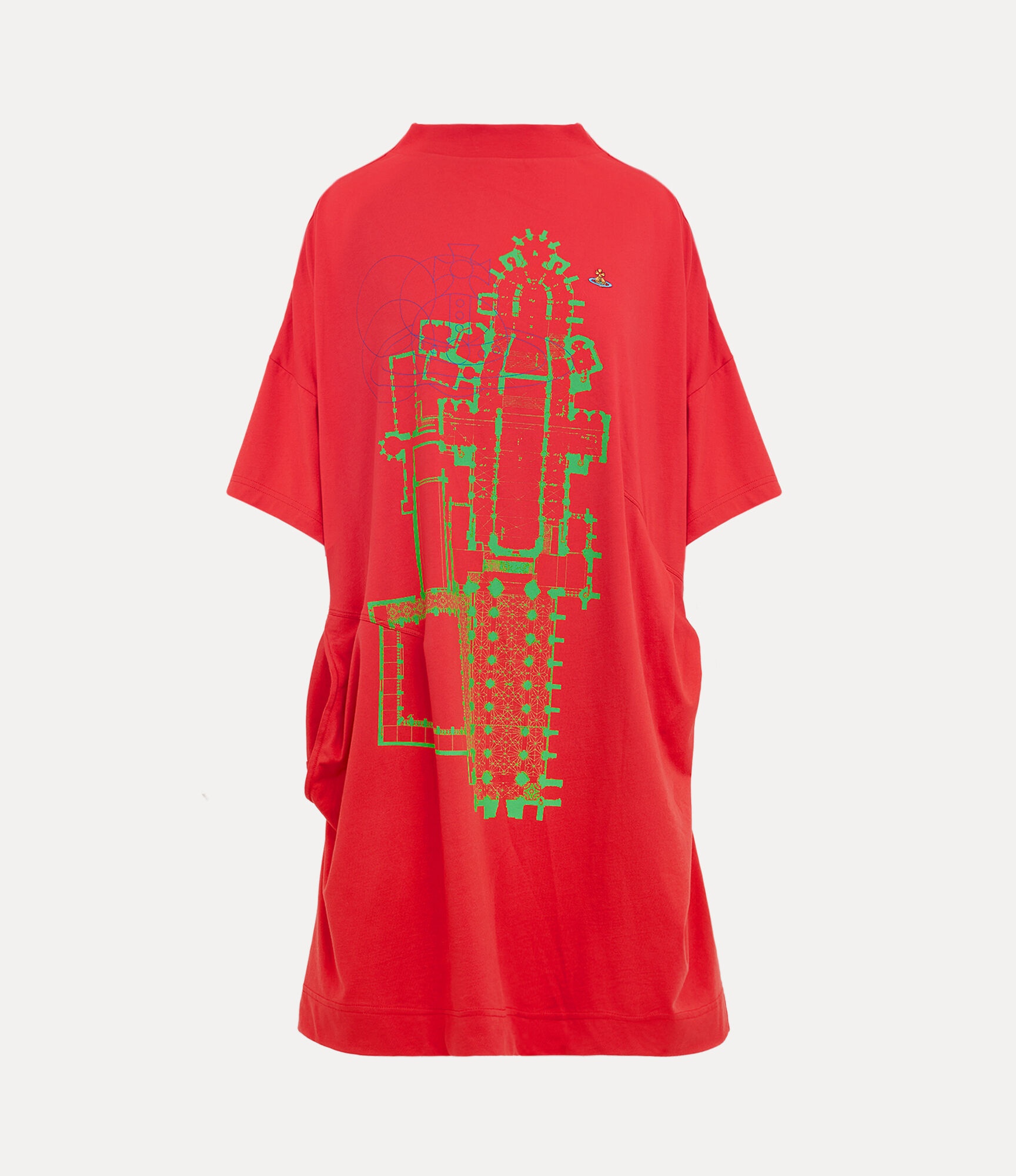CATHEDRAL DRUNKEN TSHIRT DRESS - 1
