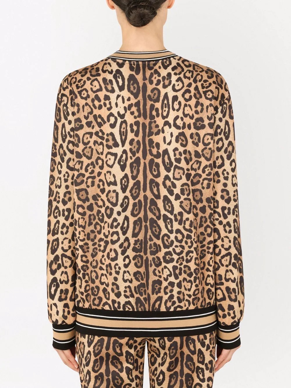 leopard-print sweatshirt - 4