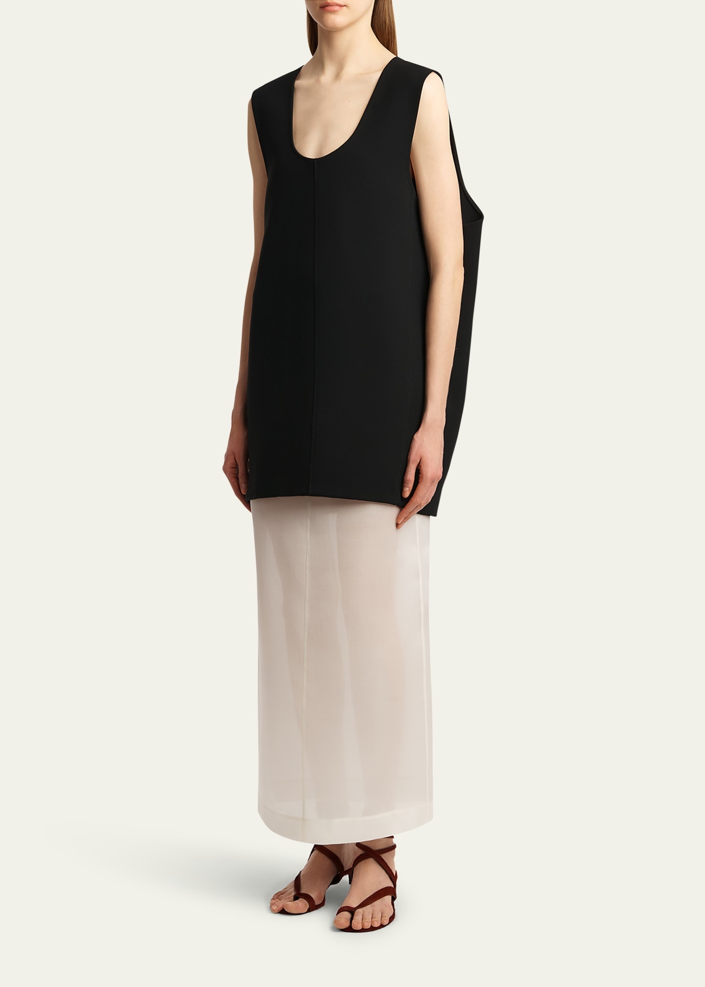 Nyona Scoop-Neck Sleeveless Mini Dress - 4