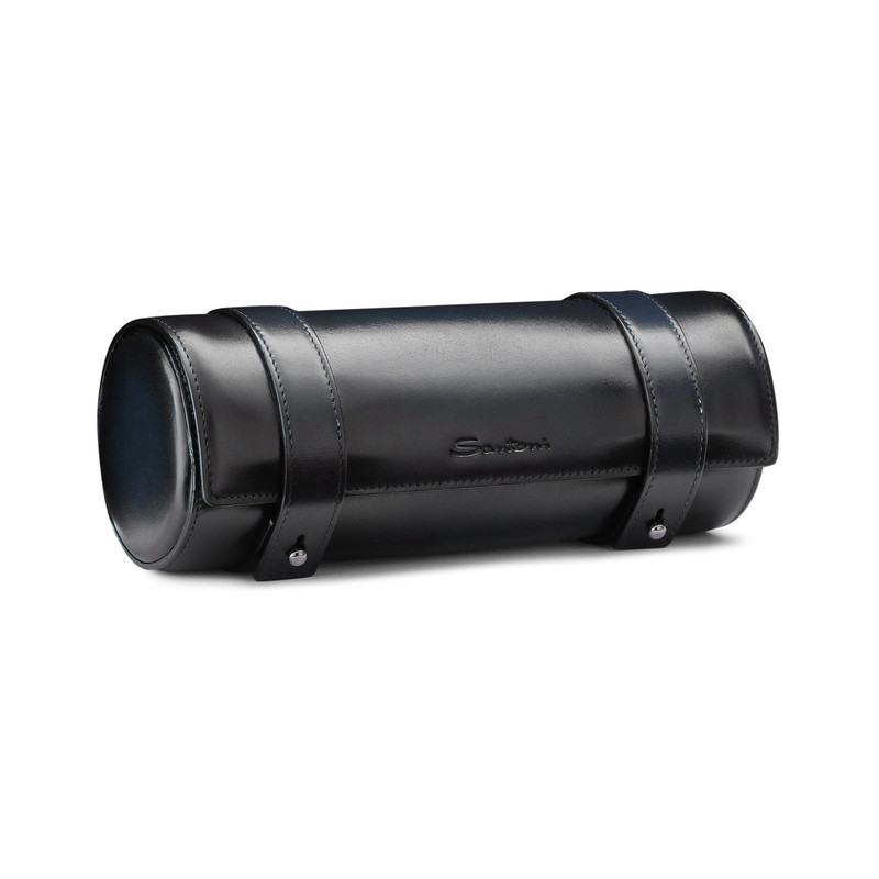 Blue leather big watch case 3