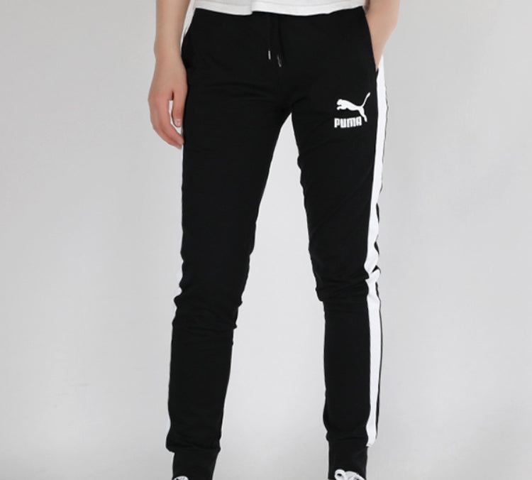 (WMNS) PUMA Iconic T7 Track Pants 'Black' 599905-01 - 4