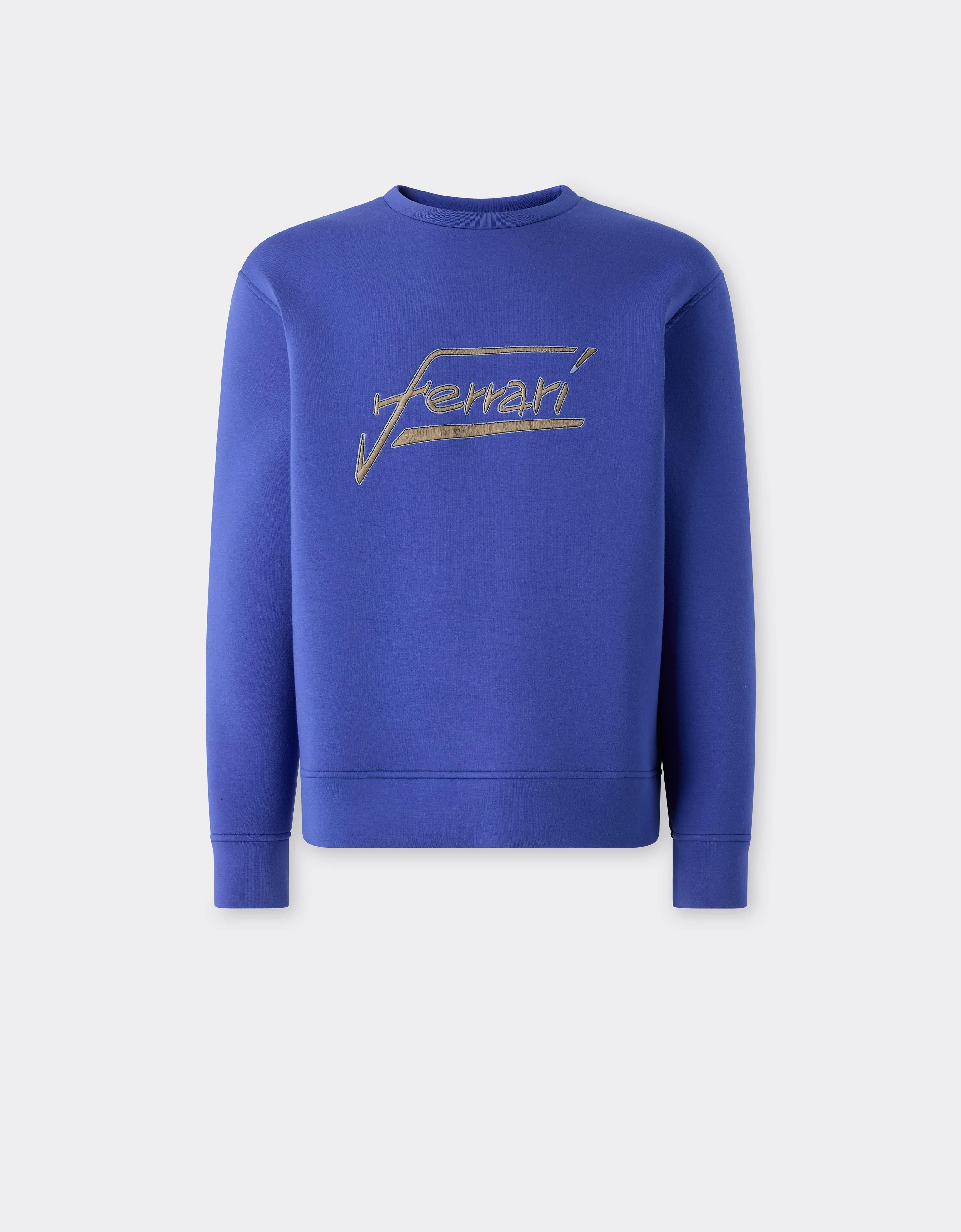 Scuba Crew-Neck Sweatshirt with Ferrari Logo - 1