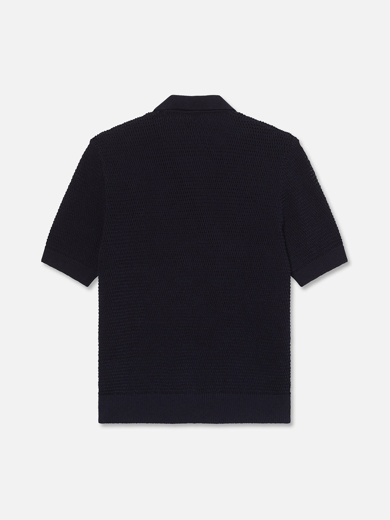 FRAME Short Sleeve Sweater Polo outlook