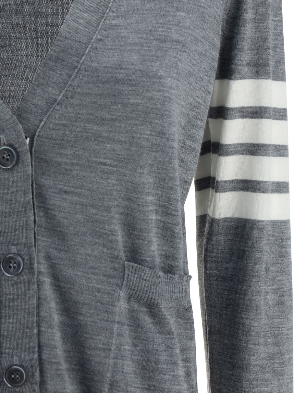 4-Bar wool cardigan - 3