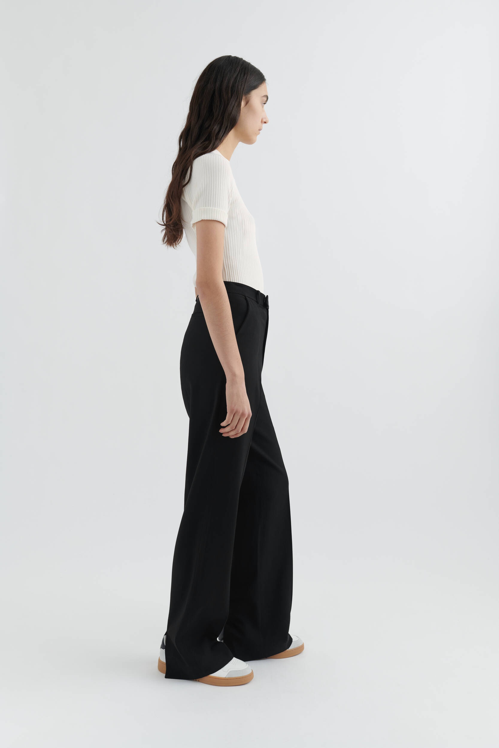 Aircool Washable Non-iron Mesh Woven Pattern Tapered Pants