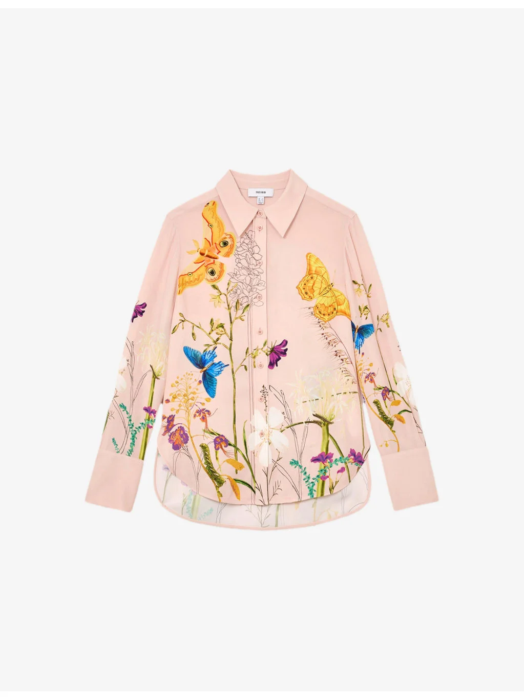 Reiss x NYBG Veida Floral-Print Woven Shirt - 1