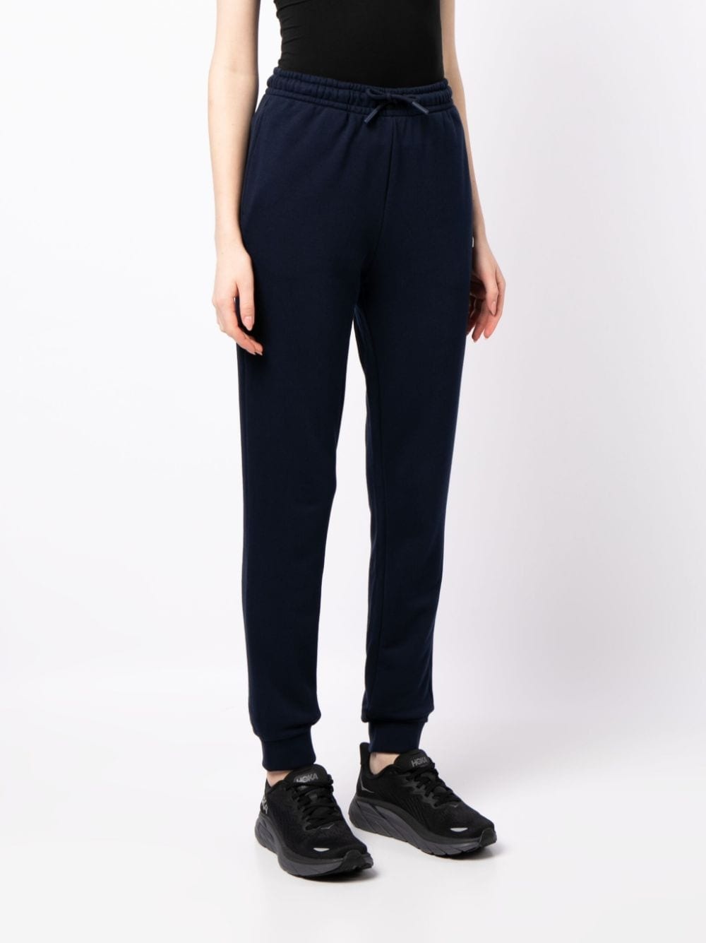 high-waist cotton track pant - 3