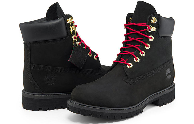 Timberland Timberland 6 Inch Waterproof Premium Boots 'Black Red' A2GHY001 outlook