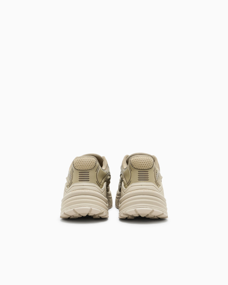 EMPORIO ARMANI SUEDE AND MESH SNEAKERS outlook