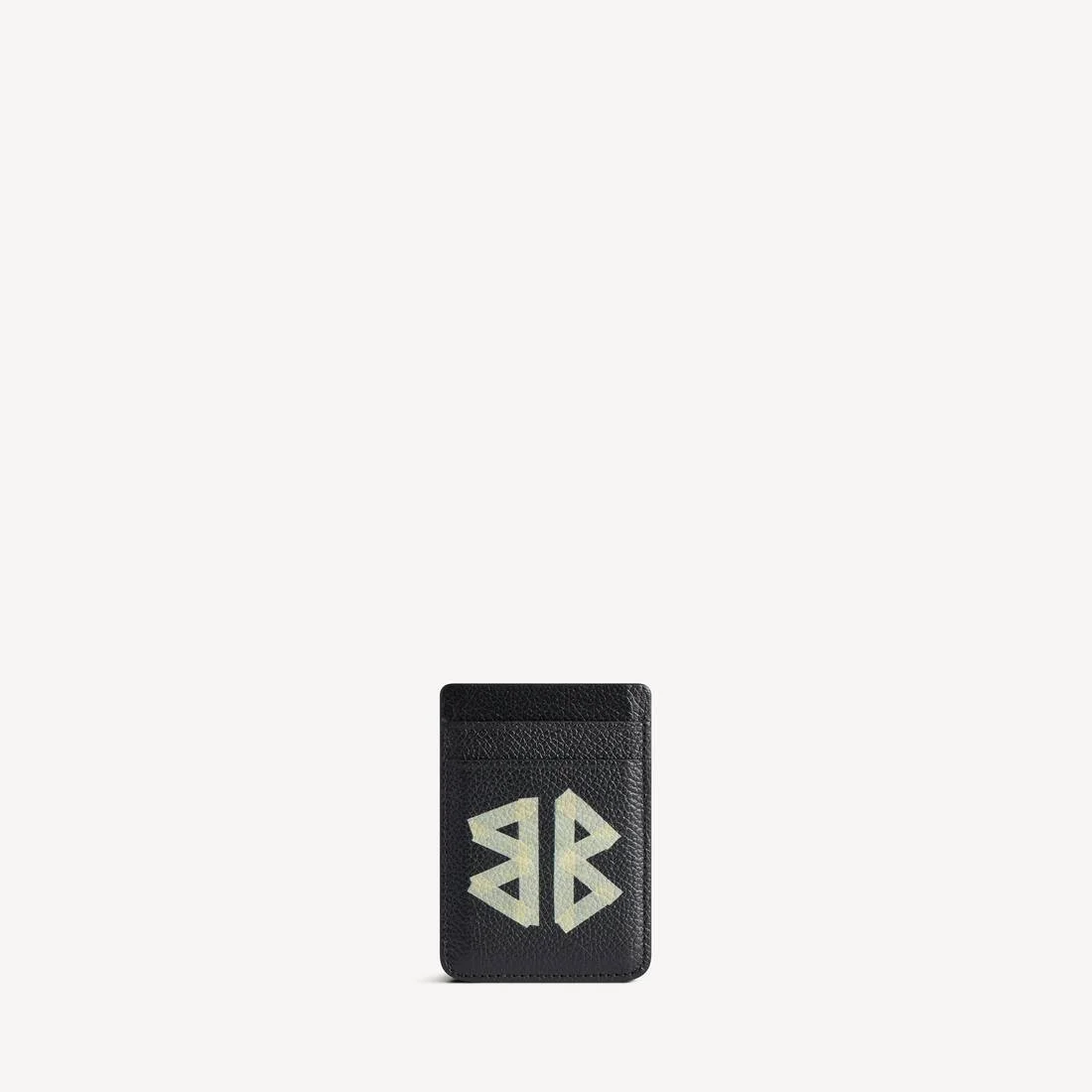 Men's Cash Magnet Card Holder in Black - 1