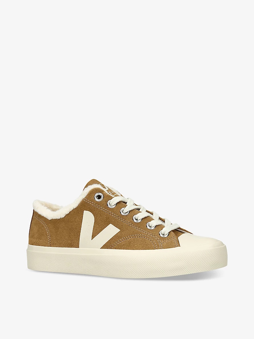 Wata shearling-lined suede low-top trainers - 3