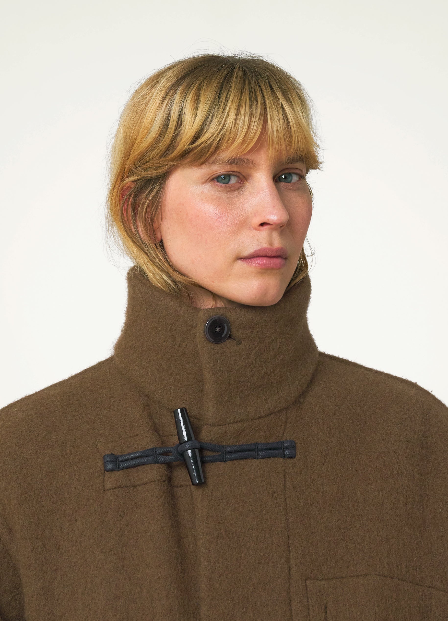 BATHROBE DUFFLE COAT - 6