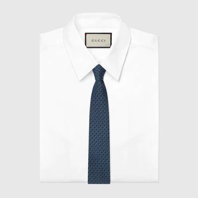 GUCCI Horsebit silk tie outlook