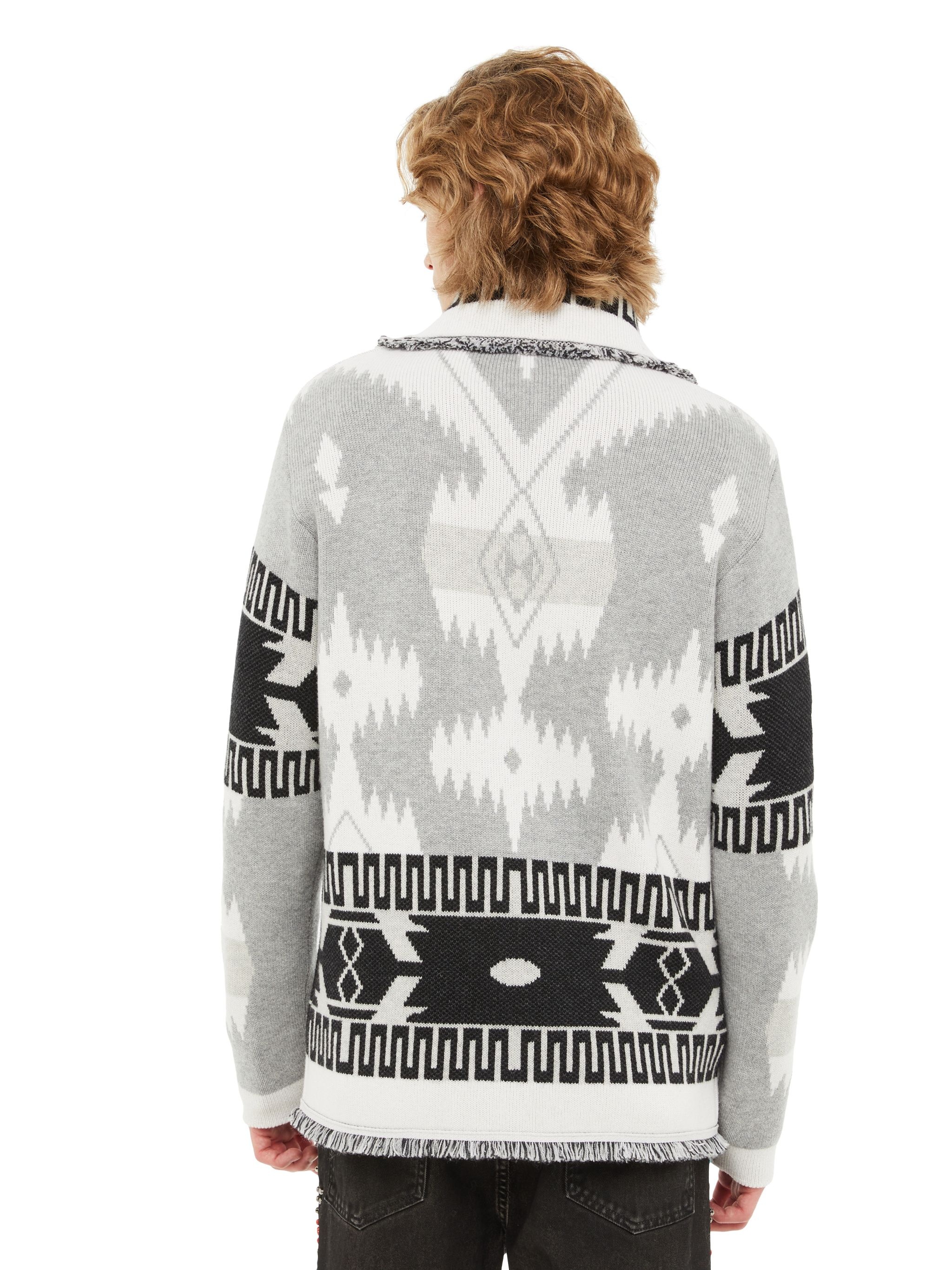 Icon Jacquard Cardigan - 8