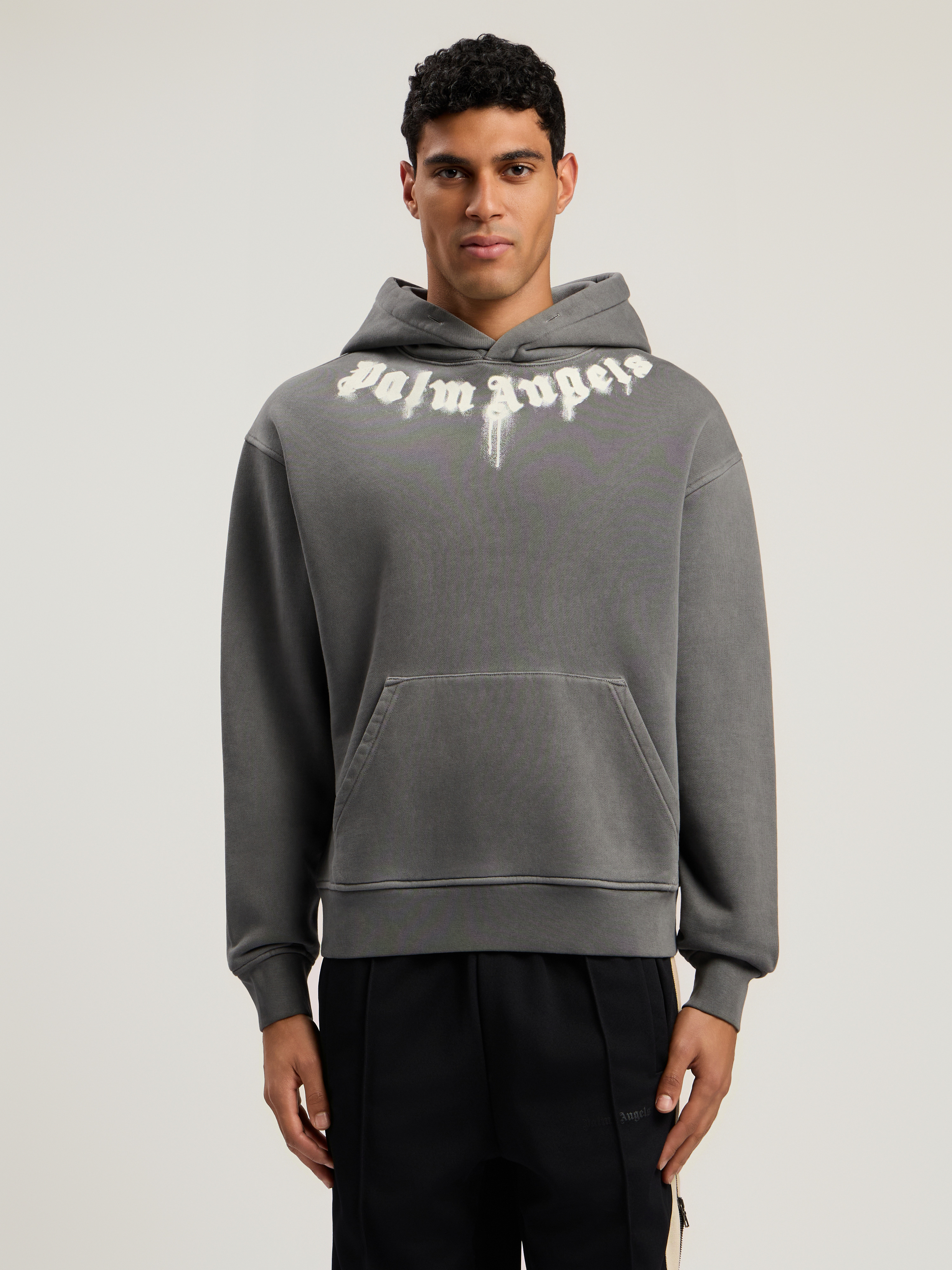 Neck Logo Regular Hoodie - 3